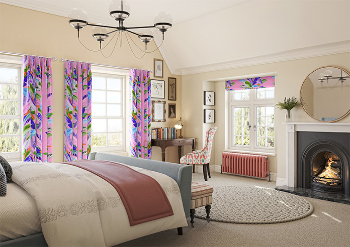 Palm Springs, Pink - Made To Measure Curtains - Image 8